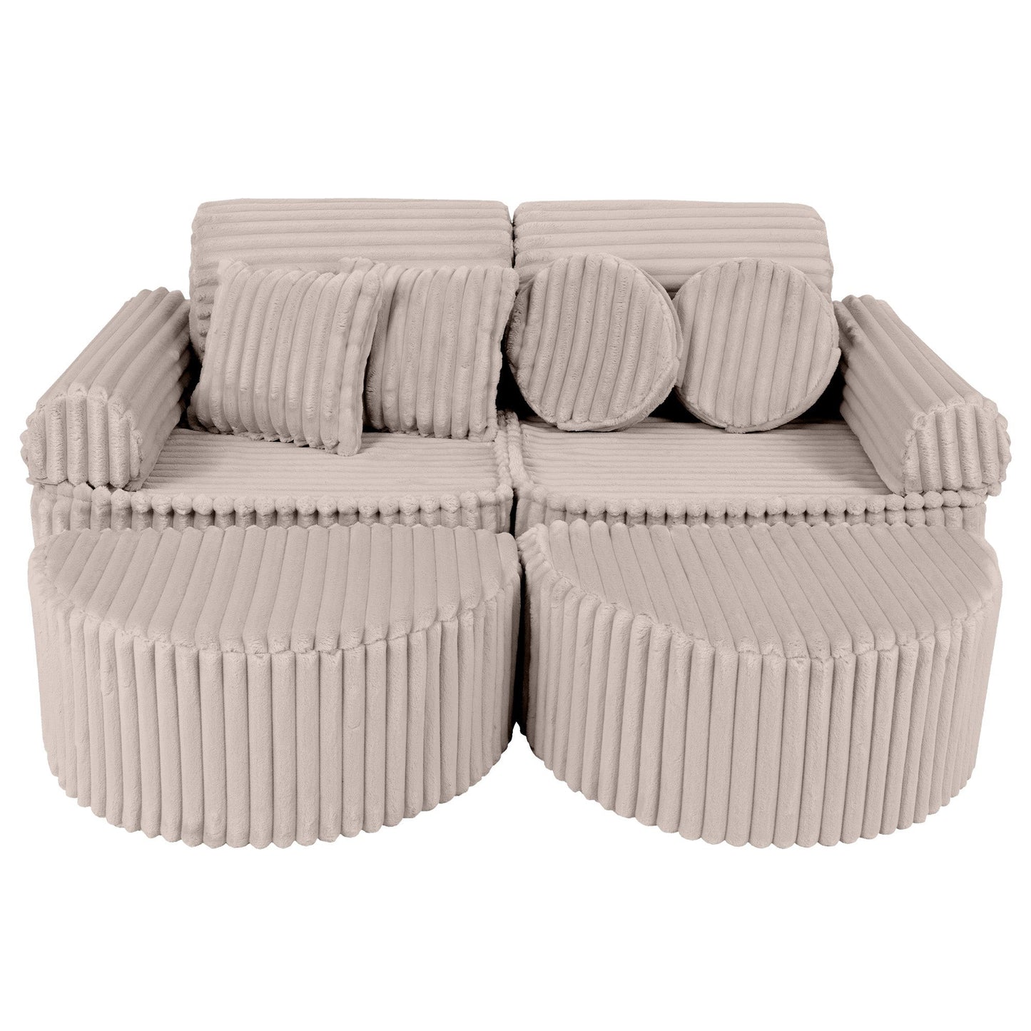 Medium Modular Sofa for Kids - Churros Beige Plus