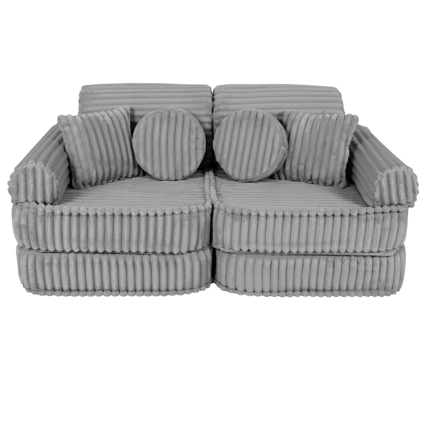 Medium Modular Sofa for Kids - Churros Moon Grey
