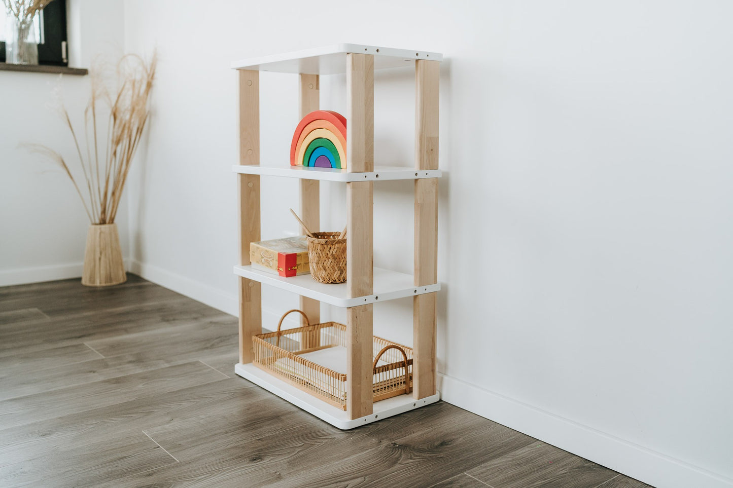 Modular Montessori Shelf Straight Mini - 4 Shelves