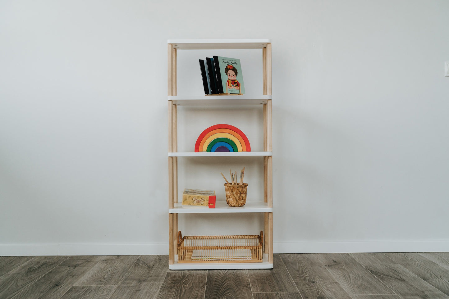 Modular Montessori Shelf Straight Mini - 5 Shelves