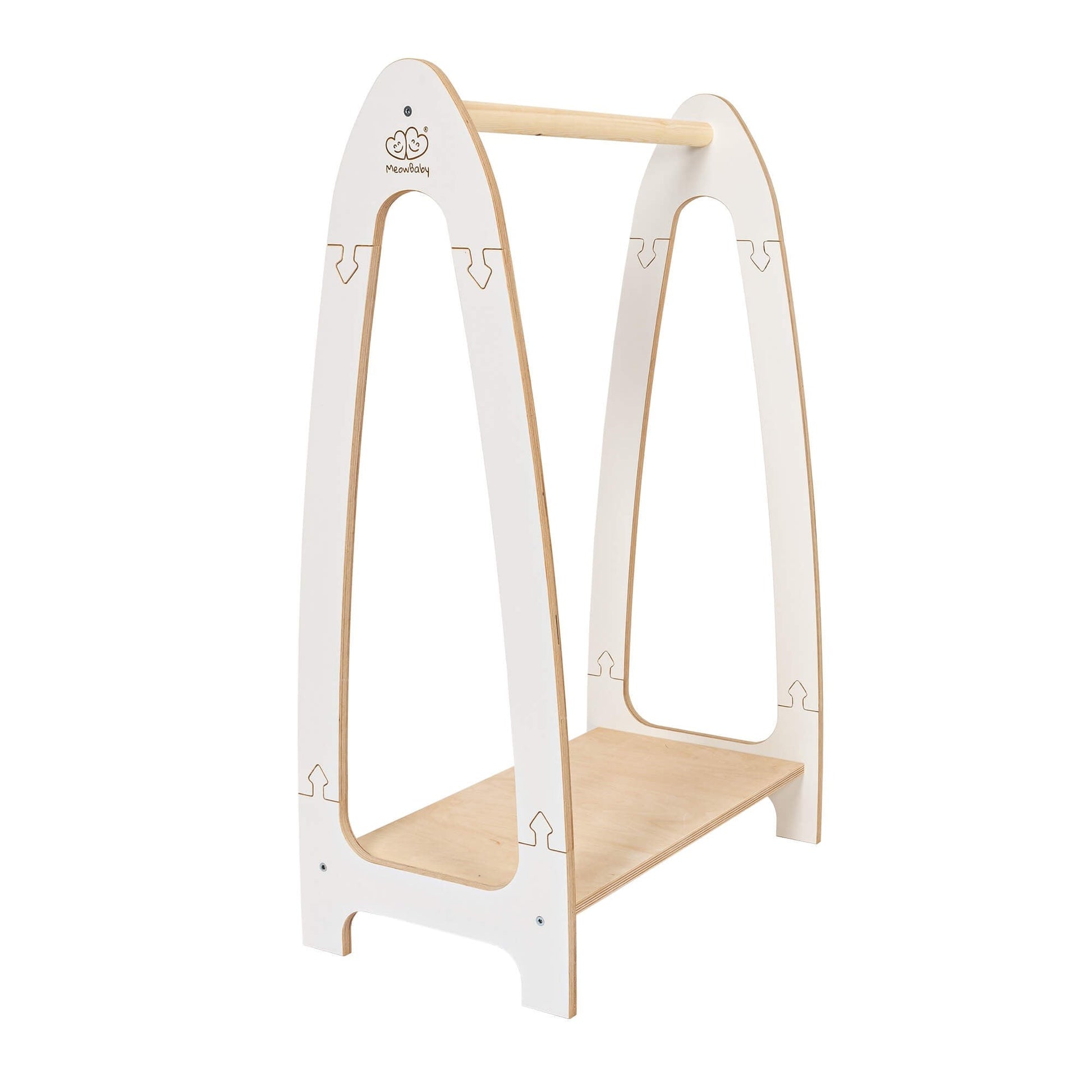 Arched Clothing Rack For Children - Small White