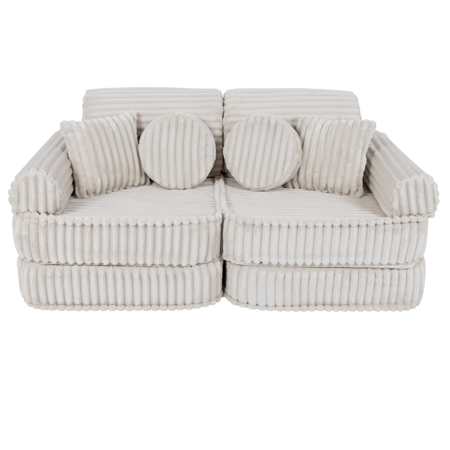 Medium Modular Sofa for Kids - Churros White