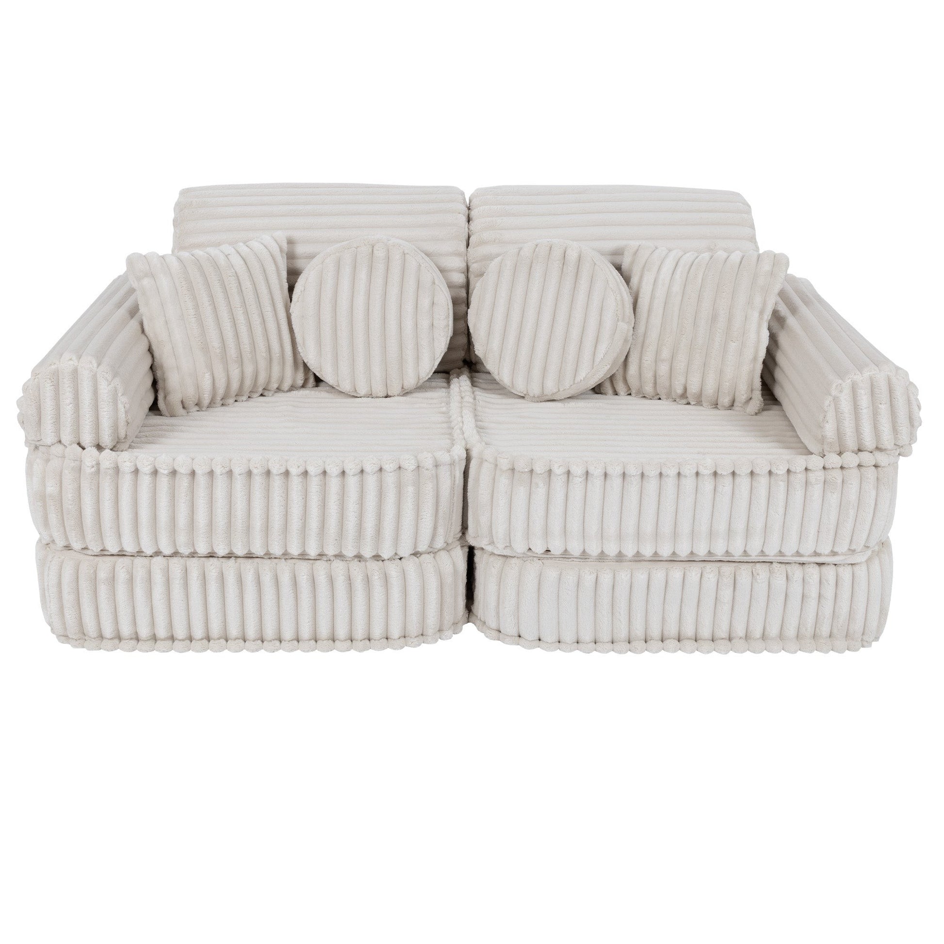 Medium Modular Sofa for Kids - Churros White