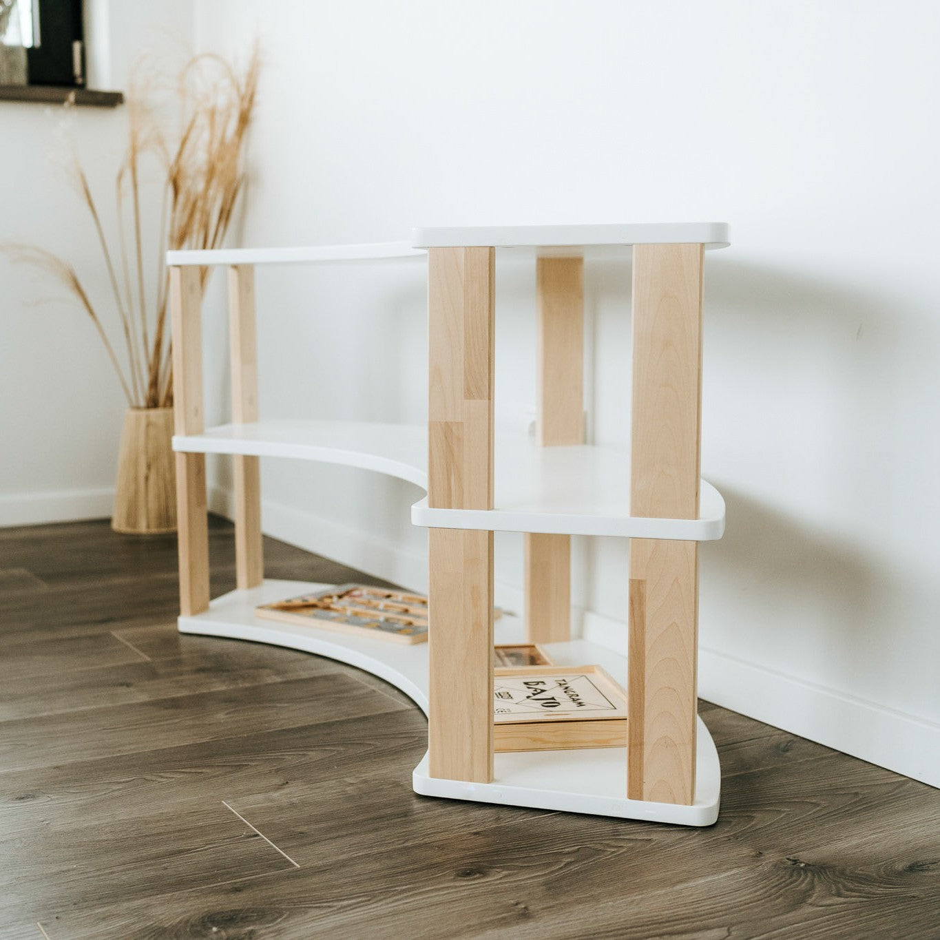 Modular Montessori Shelf Arch - 3 Shelves