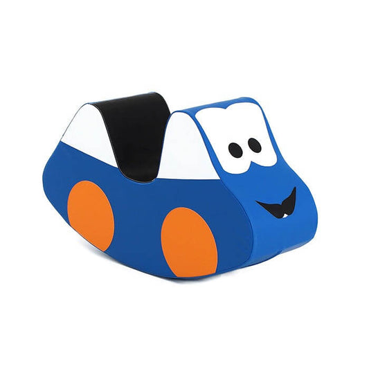 Soft Play Ride On Toy - Blue Car