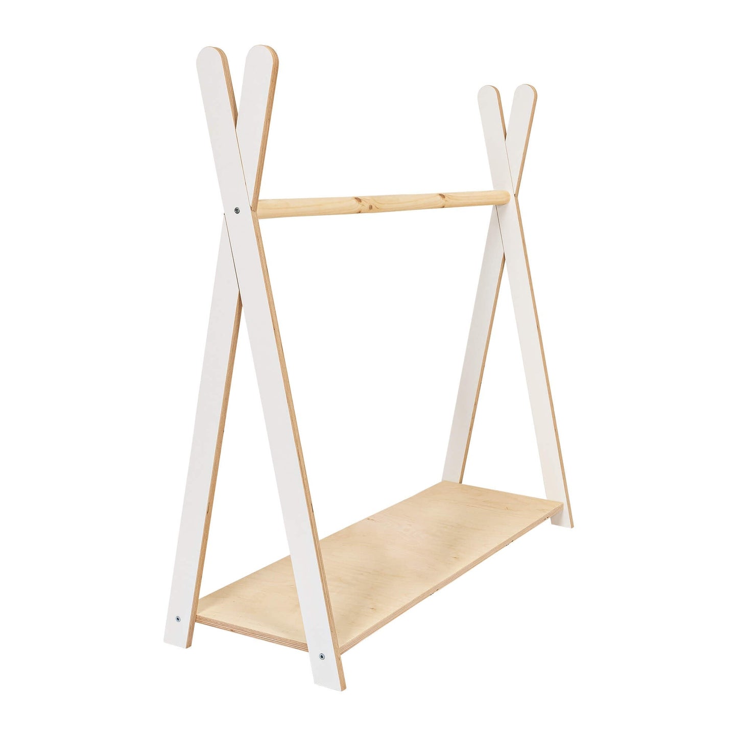 Tipi Clothing Rack For Children - Large White